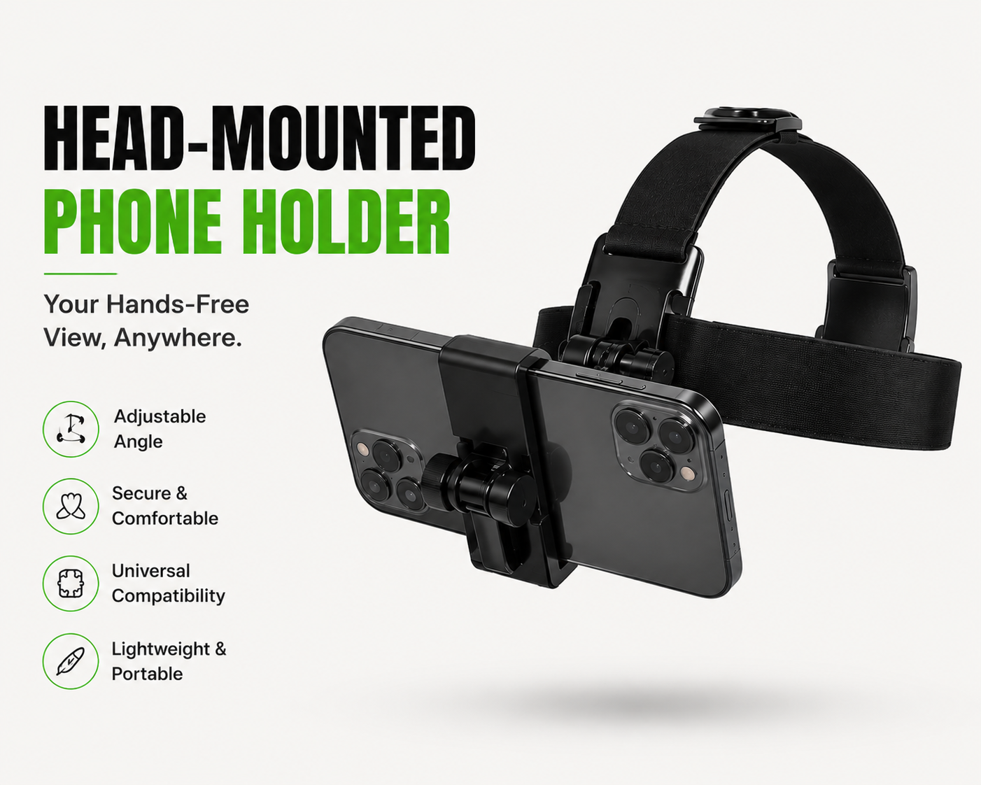 LazyLux™ Hands-Free Head Phone Mount